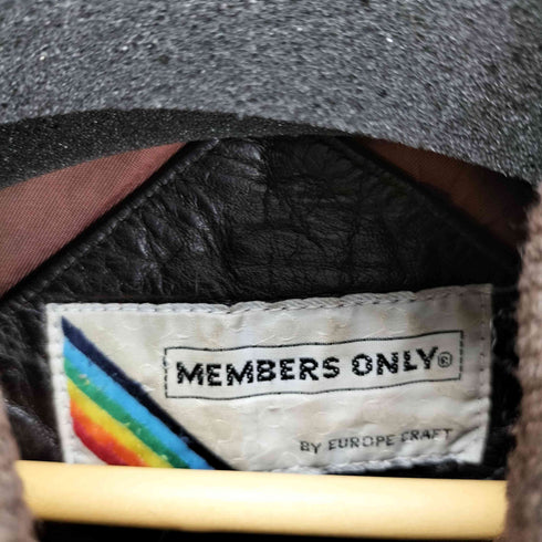 メンバーズオンリー MEMBERS ONLY EUROPE CRAFT レザージャケット メンズ 38