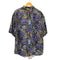 THUMS UP 90S SILK シルク 半袖 総柄 シャツ メンズ import:L
