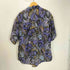 THUMS UP 90S SILK シルク 半袖 総柄 シャツ メンズ import:L