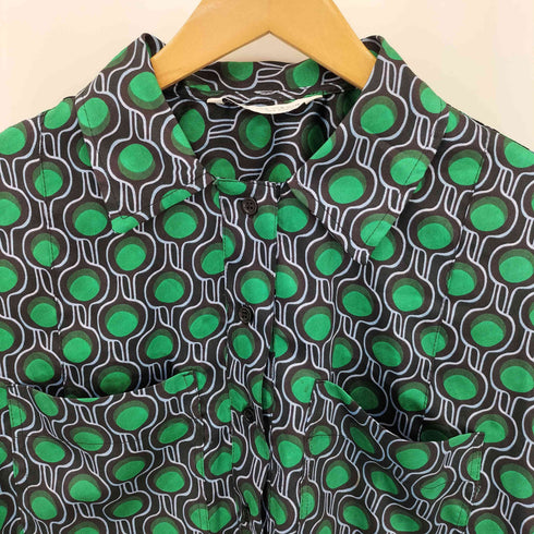 ザラ ZARA ドット柄デザイン 半袖シャツ レディース M