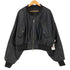 ROCKPSYCHO Leather Crop Aviator Jumper メンズ 7