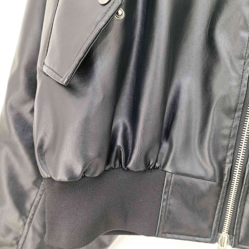 ROCKPSYCHO Leather Crop Aviator Jumper メンズ 7