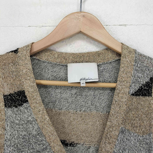 スリーワンフィリップリム 3.1 phillip lim リネン混ロングカーディガンベスト レディース XS