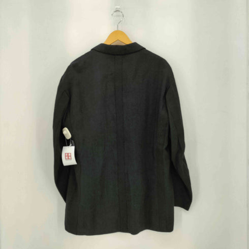 イッセイミヤケメン ISSEY MIYAKE MEN 12SS 黒タグ シルク100% ライン切替 3B テーラードジャケット メンズ JPN:3