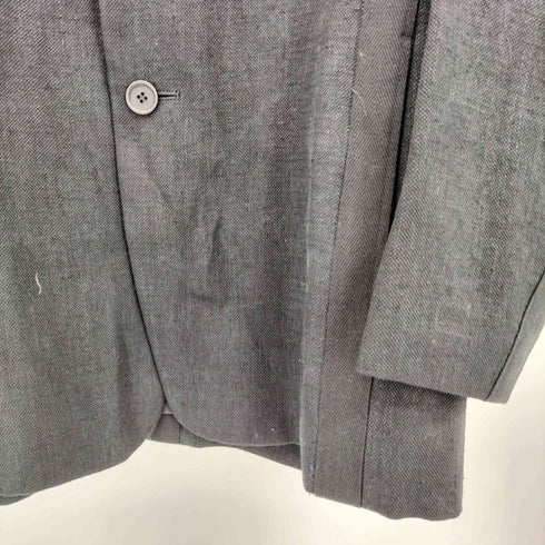 イッセイミヤケメン ISSEY MIYAKE MEN 12SS 黒タグ シルク100% ライン切替 3B テーラードジャケット メンズ JPN:3