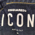 ディースクエアード DSQUARED2 ペイント加工 クロップドデニムパンツ レディース 38