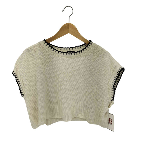 ザラ ZARA ワッフルニット ベスト レディース L