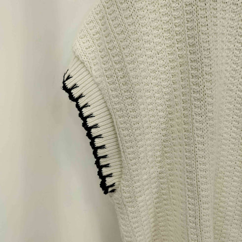 ザラ ZARA ワッフルニット ベスト レディース L