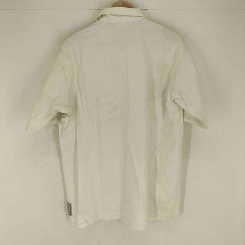 オーシャンパシフィック Ocean Pacific PRO フロント刺繍 リネン混 半袖シャツ メンズ import:L