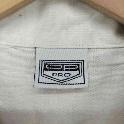 オーシャンパシフィック Ocean Pacific PRO フロント刺繍 リネン混 半袖シャツ メンズ import:L