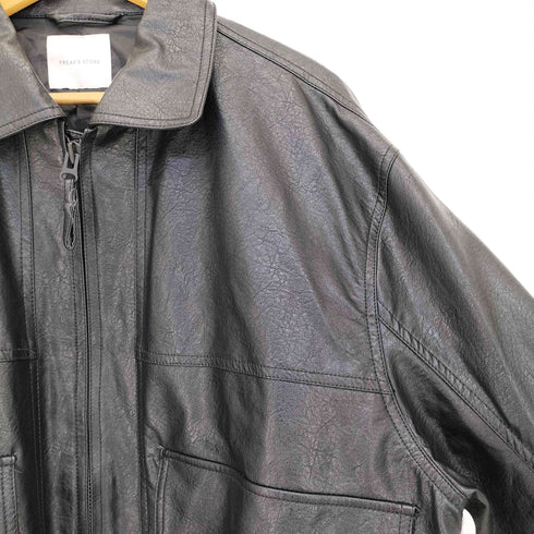 フリークスストア FREAKS STORE フェイクレザーブルゾン メンズ JPN:M