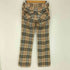 バーバリーブルーレーベル BURBERRY BLUE LABEL ノヴァチェック セミフレアパンツ レディース 34