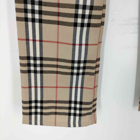 バーバリーブルーレーベル BURBERRY BLUE LABEL ノヴァチェック セミフレアパンツ レディース 34