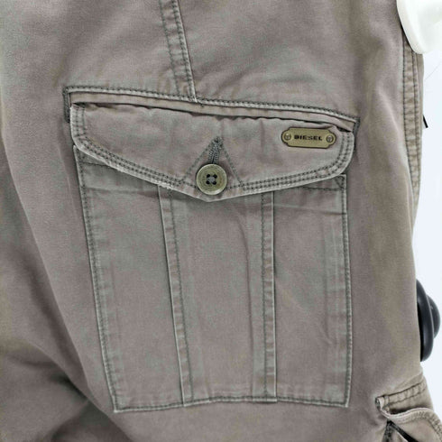 ディーゼル DIESEL ガーメントダイ ボタンフライカーゴパンツ Y2K メンズ 30