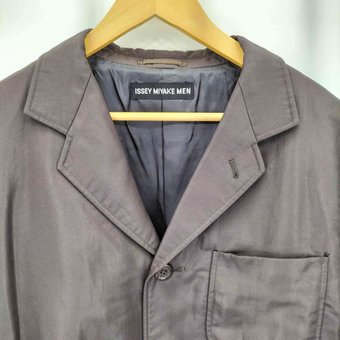 イッセイミヤケメン ISSEY MIYAKE MEN 11AW 黒タグ ウールナイロン マルチポケット 3B テーラードジャケット メンズ JPN:3
