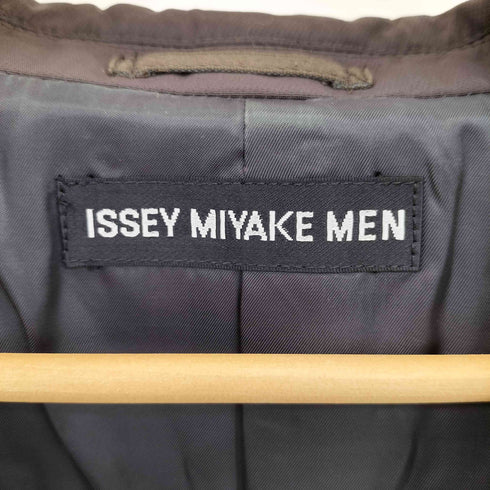 イッセイミヤケメン ISSEY MIYAKE MEN 11AW 黒タグ ウールナイロン マルチポケット 3B テーラードジャケット メンズ JPN:3
