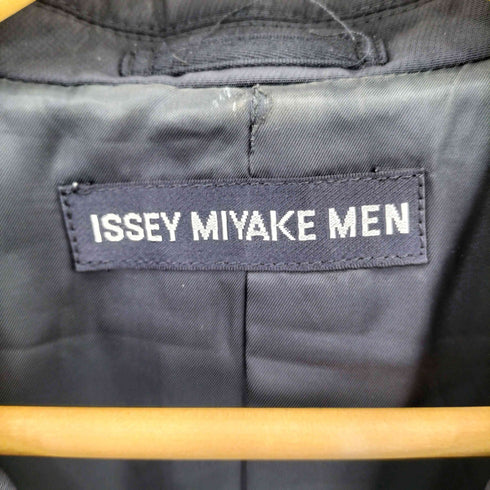 イッセイミヤケメン ISSEY MIYAKE MEN 11AW 黒タグ ウールナイロン マルチポケット 3B テーラードジャケット メンズ JPN:3