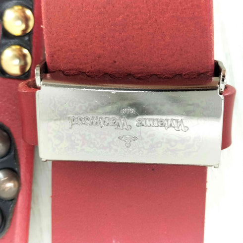 ヴィヴィアンウエストウッドマン Vivienne Westwood MAN オーブバックルスタッズベルト メンズ