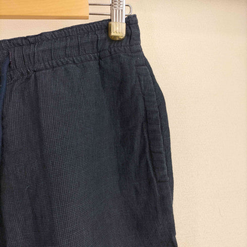 サンカ Sanca リネン チェック イージーパンツ コインポケット メンズ JPN:2