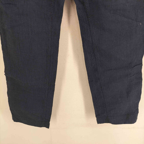 サンカ Sanca リネン チェック イージーパンツ コインポケット メンズ JPN:2