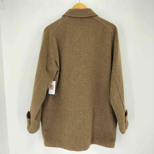 アレグリ allegri イタリア製 比翼デザイン ステンカラーコート メンズ JPN:M