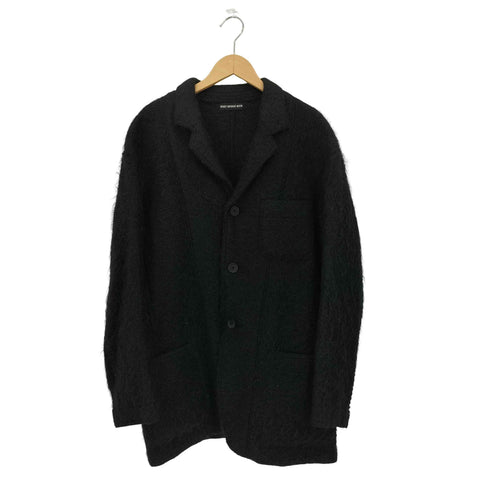 イッセイミヤケメン ISSEY MIYAKE MEN 11AW 黒タグ モヘヤ ナイロン 3B テーラードジャケット メンズ JPN:L