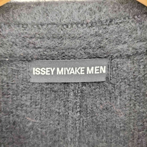 イッセイミヤケメン ISSEY MIYAKE MEN 11AW 黒タグ モヘヤ ナイロン 3B テーラードジャケット メンズ JPN:L