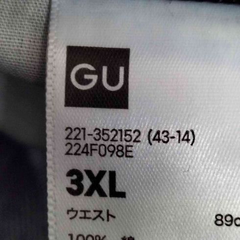 ジーユー GU バレルレッグジーンズ レディース 3XL