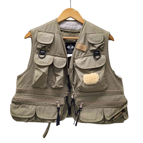 コロンビア Columbia 80S 紺タグ Henry's Fork Vest ヘンリーズフ ォーク フィッシング ベスト メンズ import:S