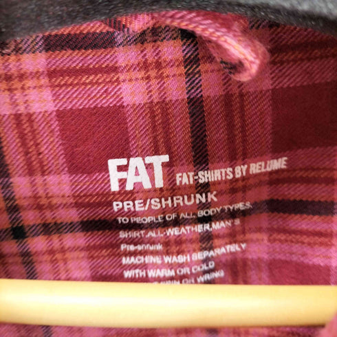 ジャーナルスタンダードレリューム JOURNAL STANDARD relume FAT SHIRT タータンチェックボックスシャツ メンズ JPN:L