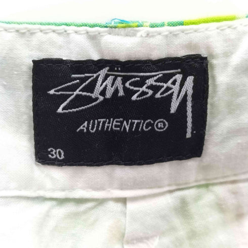 ステューシー Stussy 00S AUTHENTIC オーセンティック マドラス チェック パッチワーク ショーツ ハーフパンツ メンズ 30