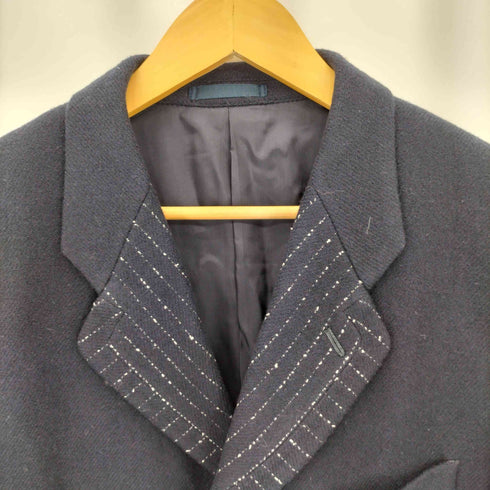 イッセイミヤケメン ISSEY MIYAKE MEN 97AW 銀タグ ウール レーヨン ストライプ 切替 3B テーラードジャケット メンズ JPN:L