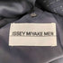 イッセイミヤケメン ISSEY MIYAKE MEN 97AW 銀タグ ウール レーヨン ストライプ 切替 3B テーラードジャケット メンズ JPN:L