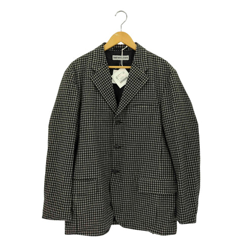 イッセイミヤケメン ISSEY MIYAKE MEN 00AW 銀タグ ウール チェック 3B テーラードジャケット メンズ JPN:3