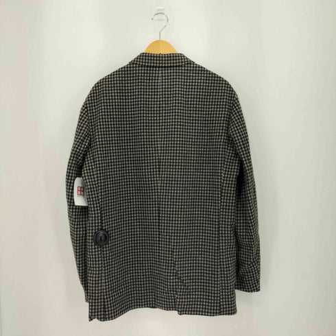 イッセイミヤケメン ISSEY MIYAKE MEN 00AW 銀タグ ウール チェック 3B テーラードジャケット メンズ JPN:3