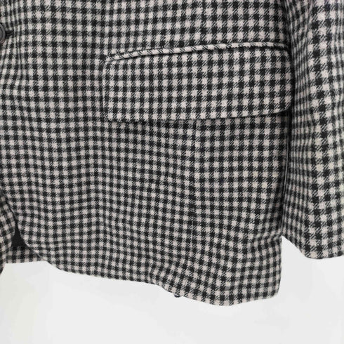 イッセイミヤケメン ISSEY MIYAKE MEN 00AW 銀タグ ウール チェック 3B テーラードジャケット メンズ JPN:3