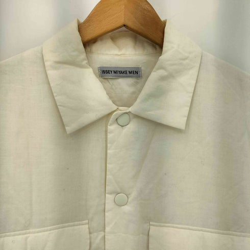 イッセイミヤケメン ISSEY MIYAKE MEN 98AW 銀タグ ポリウレタンコーティング 中綿 パフ パデッド ジャケット メンズ JPN:L