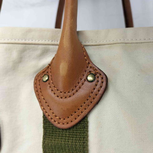 エンズアンドミーンズ ENDS and MEANS レザーハンドル キャンバストートバッグ メンズ