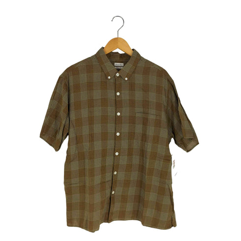 スティーブンアラン Steven Alan LAWN TWILL CHECK SINGLE NEEDLE SHIRT-BOLD/シャツ メンズ JPN:L