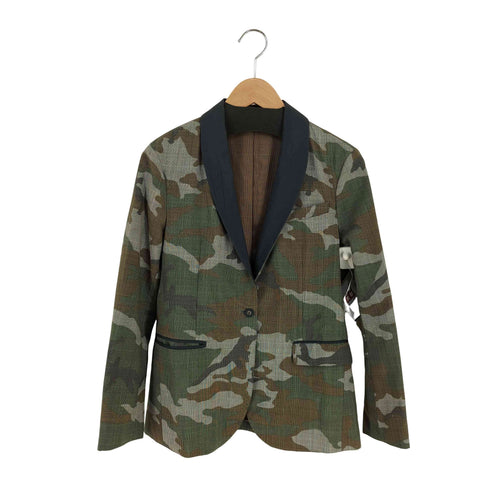 ラウンジドレス Loungedress カモ柄 テーラードジャケット レディース 1