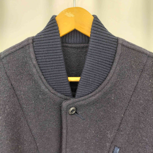 イッセイミヤケメン ISSEY MIYAKE MEN 80s 筆タグ ウール デニム 切替 スタジャン アワードジャケット メンズ JPN:M