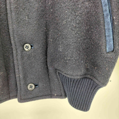 イッセイミヤケメン ISSEY MIYAKE MEN 80s 筆タグ ウール デニム 切替 スタジャン アワードジャケット メンズ JPN:M