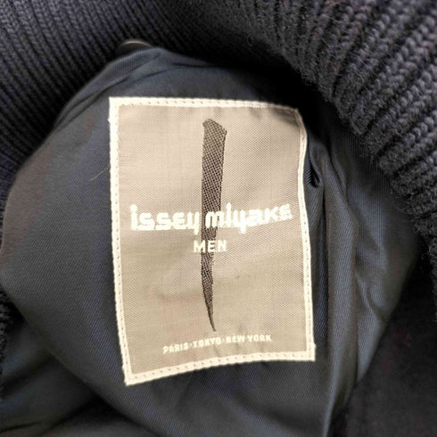 イッセイミヤケメン ISSEY MIYAKE MEN 80s 筆タグ ウール デニム 切替 スタジャン アワードジャケット メンズ JPN:M