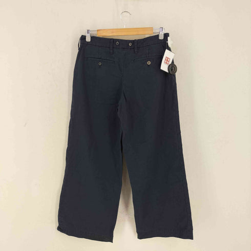 BRILL サスペンダーボタン ダメージ加工 ワイド チノパンツ レディース