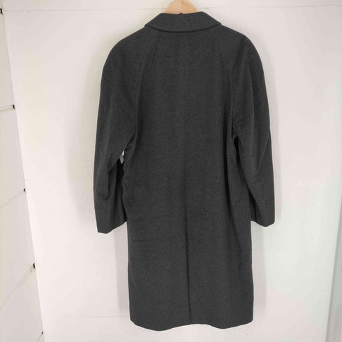 ランバンクラッシック LANVIN CLASSIQUE カシミヤ100比翼ステンカラーコート メンズ