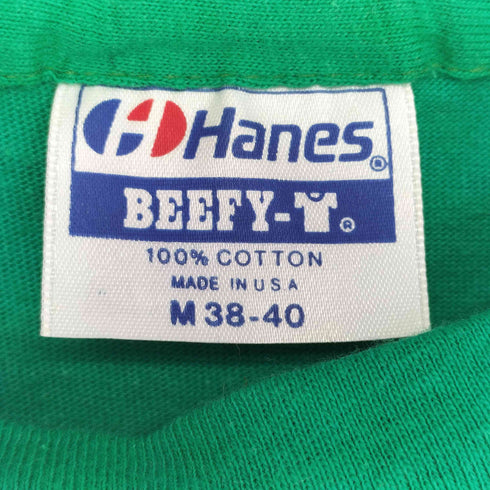 ヘインズ Hanes 80-90s BEEFY-T 合気道プリントTシャツ メンズ import:M