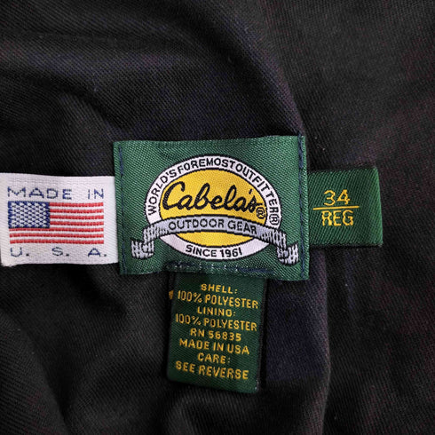 カベラス Cabelas 90S USA製 3Dリーフ 迷彩 ギリーパンツ メンズ 34