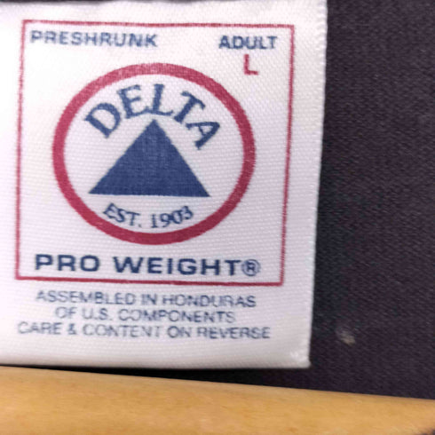 デルタプロウェイト DELTA PRO WEIGHT 90s コピーライト1996 海外ドラマプリントTシャツ メンズ import:L