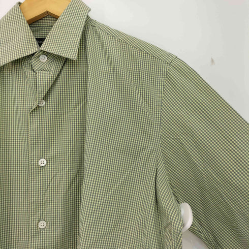 バナナリパブリック BANANA REPUBLIC 00s 襟芯 ギンガムチェック シャツ メンズ import:S