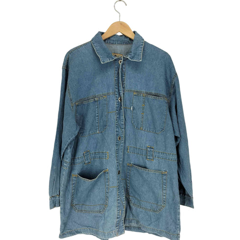 JEAN BLUE デニムカバーオール メンズ L